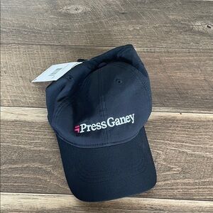 Nike Black Cap with White and Pink Logo